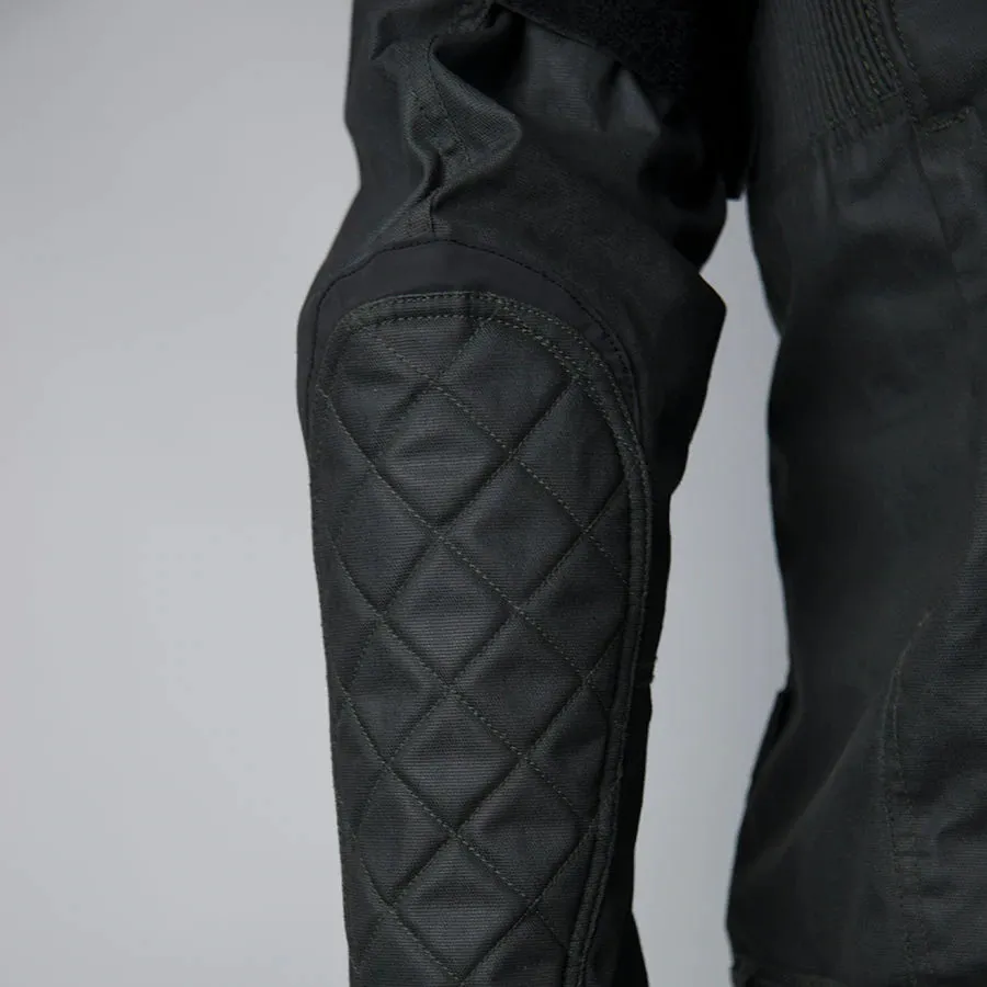 BYCITY Mens Belfast Green waxed cotton jacket