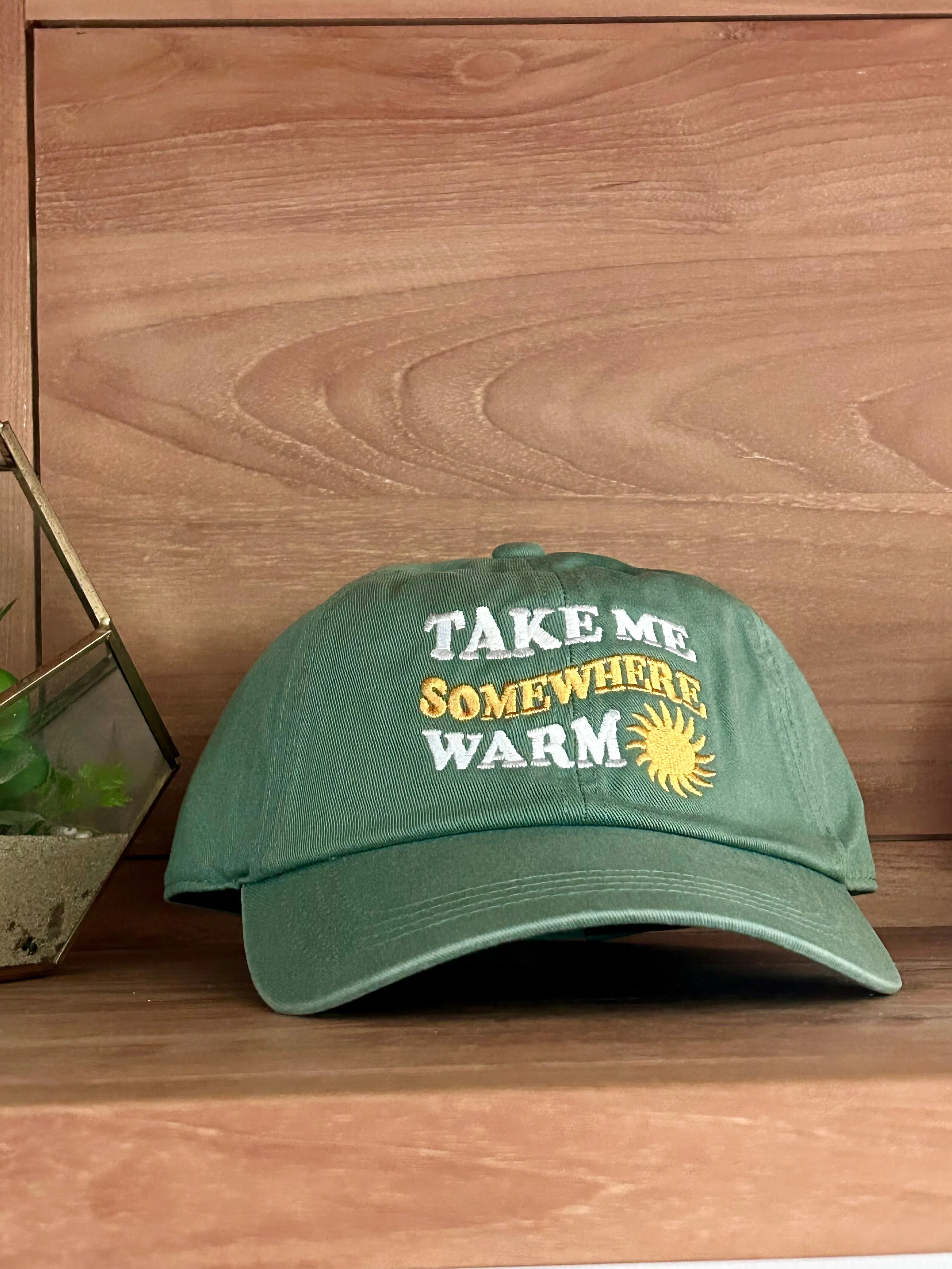 Take Me Somewhere Warm Baseball Hat
